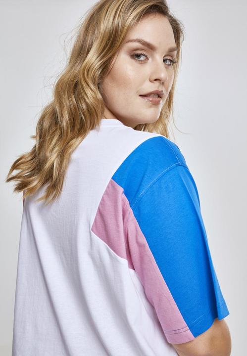 Image du produit Urban Classics Tee short oversize 3-tones pour femmes (L)