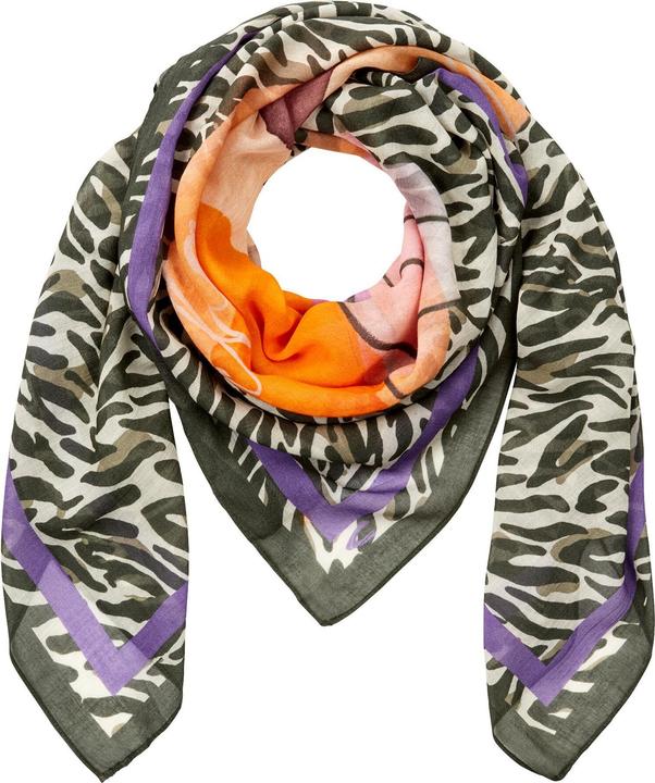 Camel Active Schal aus reiner Baumwolle