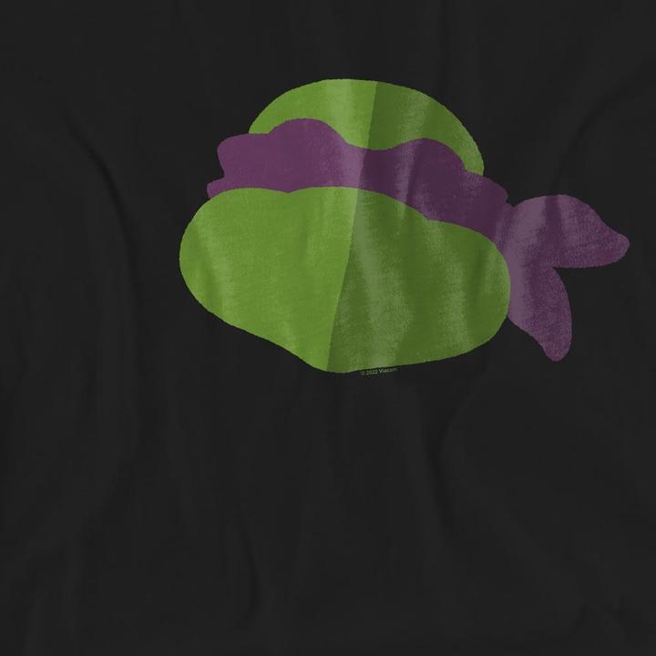 Actual product image Teenage Mutant NT Unisex Adult Donatello Face T-Shirt (L)