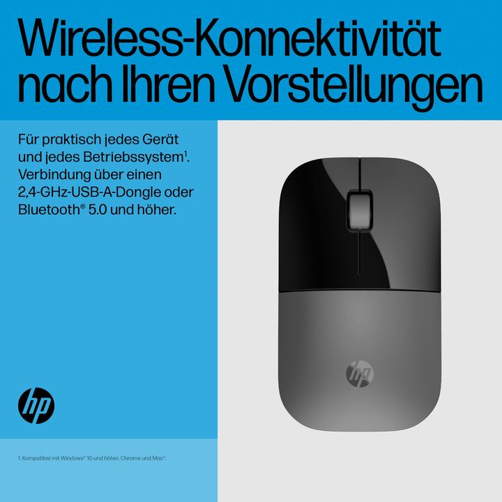 Immagine prodotto HP Mouse senza fili Z3700 Dual Silver EURO (P) (Senza fili)