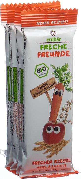 Image du produit Freche Freunde Getreideriegel Apfel & Karotte (23 g)