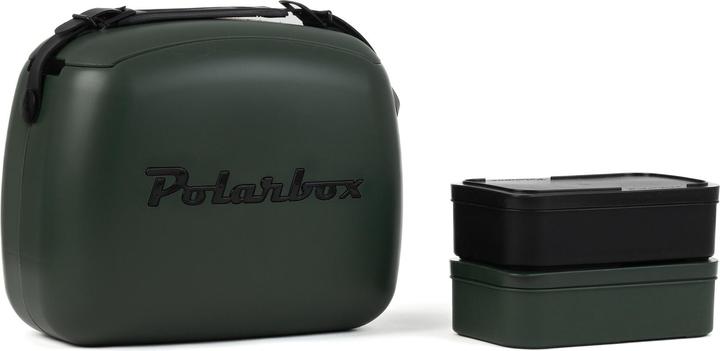 Polarbox CoolerBag waldgrün-schwarz 6l inkl. 2 Frischhalte-Dosen schwarz & waldgrün (6 l)