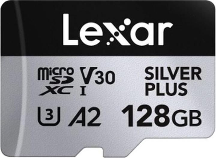 Image du produit Lexar Professional Silver Plus (128 Go, microSDXC, U3, UHS-I)
