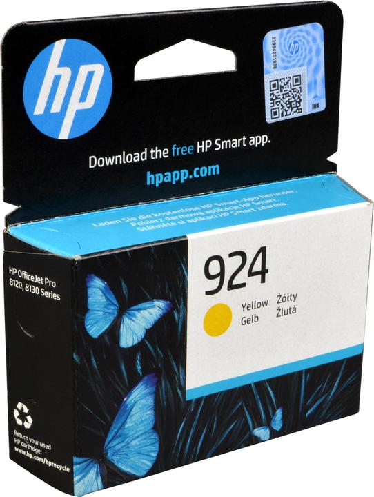 Actual product image HP 924 Yellow EN/DE/PL/CZ (Y)