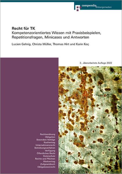 Produktbild Recht für TK (Deutsch, Lucien Gehrig, Thomas Hirt, Christa Müller, Karin Koç, 2022)