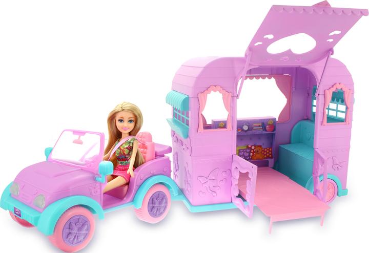 Immagine prodotto Zuru Bambola Sparkle Girlz con jeep e roulotte (100176)
