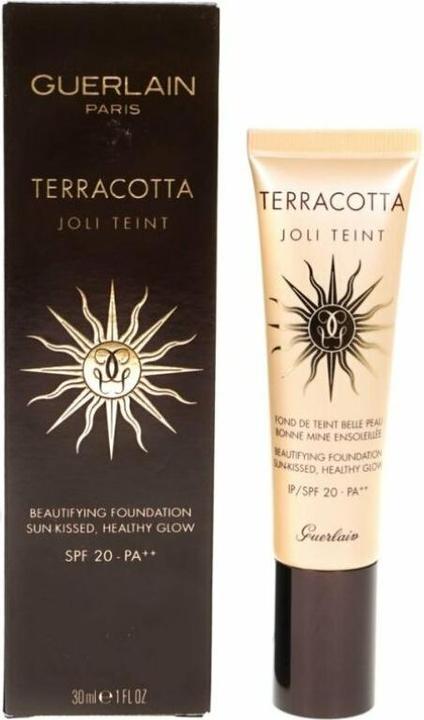Produktbild Guerlain Terracotta Joli Teint Ebony shining face base 30ml (Brown)