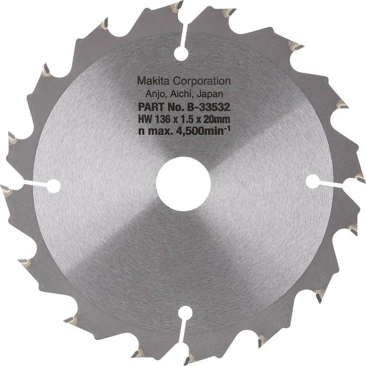 Actual product image Makita SPECIALIZED circular saw blade 136