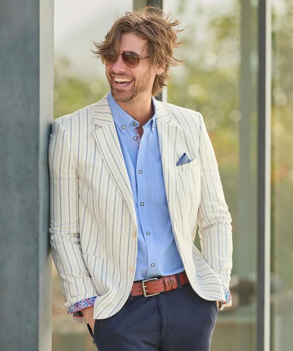 Produktbild Joe Browns Striped Linen Blend Suit Blazer (42)