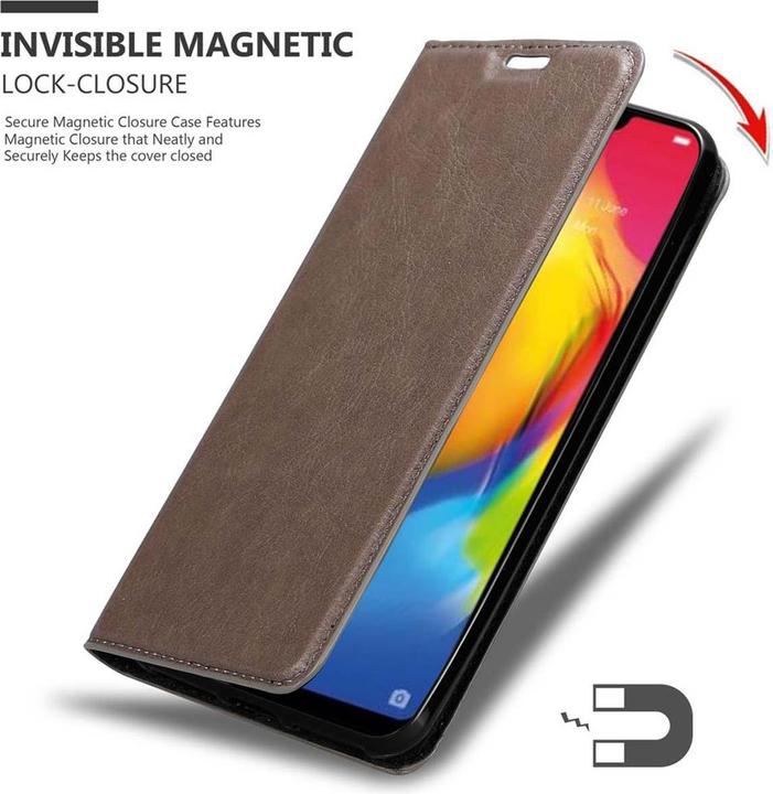Actual product image Cadorabo Book Invisible Magnet Cover (Vivo Y83)
