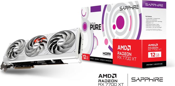 Image du produit Sapphire Pure RX 7700 XT (12 Go)