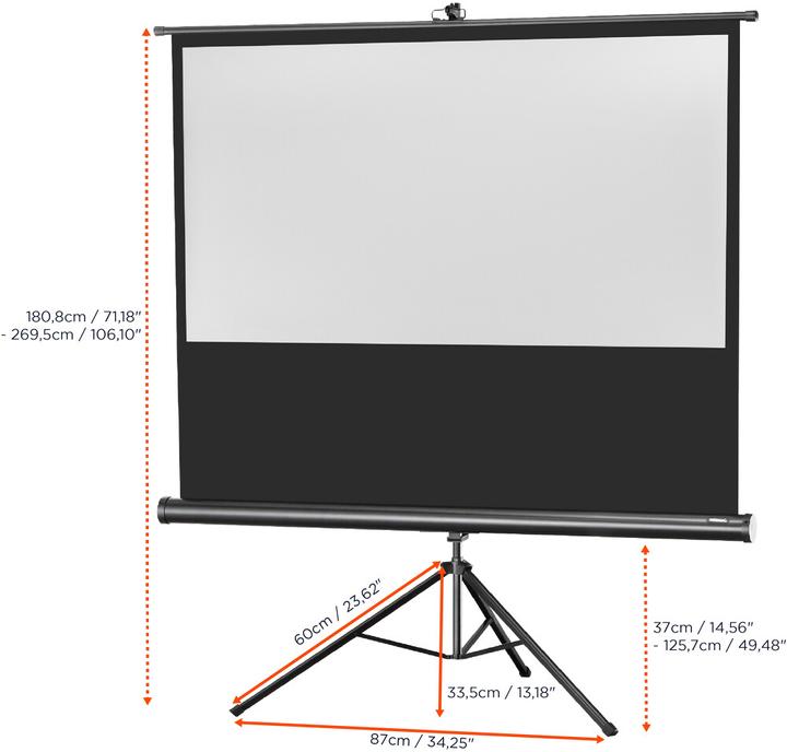 Actual product image Celexon Eco tripod, screen, 16:9 (71.26", 16:9)