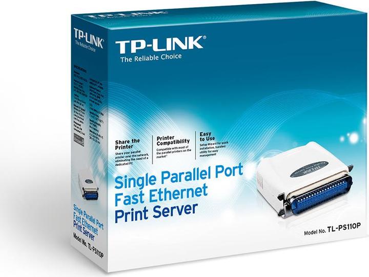 Produktbild TP-Link TL-PS110P: Parallelport Printserver