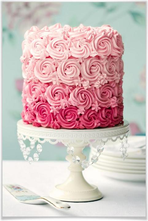 Produktbild Trenddeko Rosentorte (30 x 45 cm)