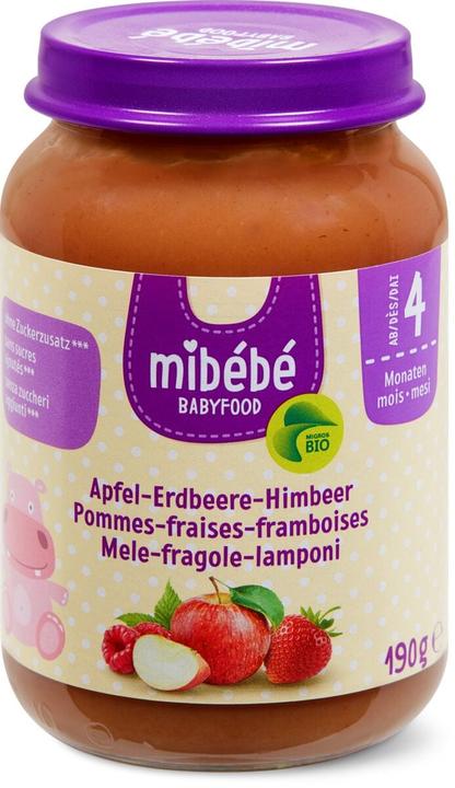 Immagine prodotto Mibébé fragola lampone mela (190 g)