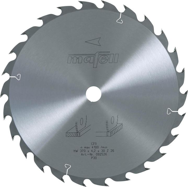 Immagine prodotto Mafell Lama HM, 370 x 2,2/4,2 x 30 mm, Z 26, WZ (MKS 145 Ec)