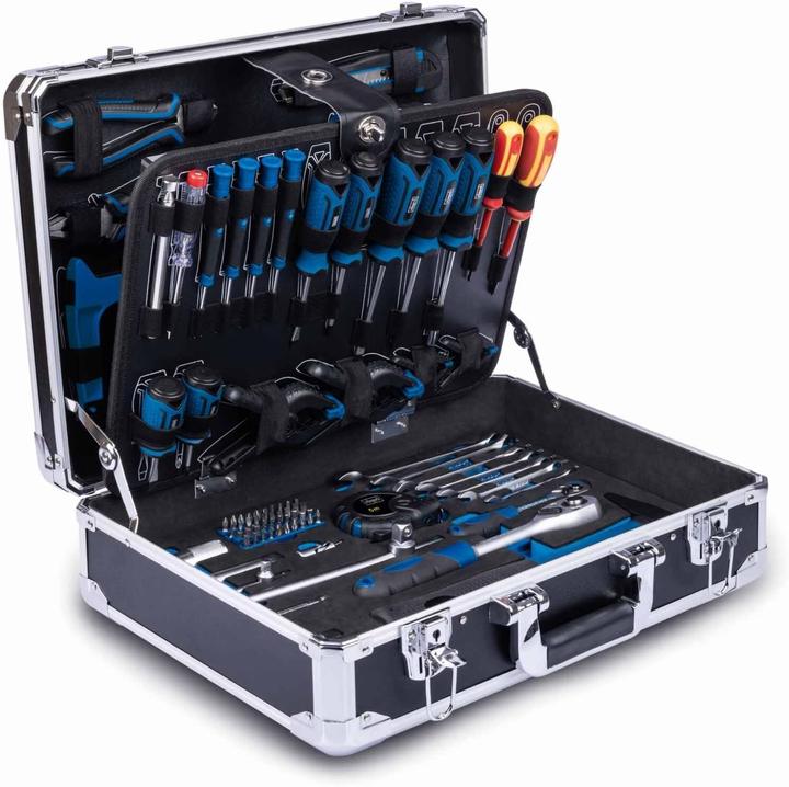 Produktbild Scheppach 5909330900 TB200 Werkzeugkoffer gefüllt 141-teilig (141 Teile)