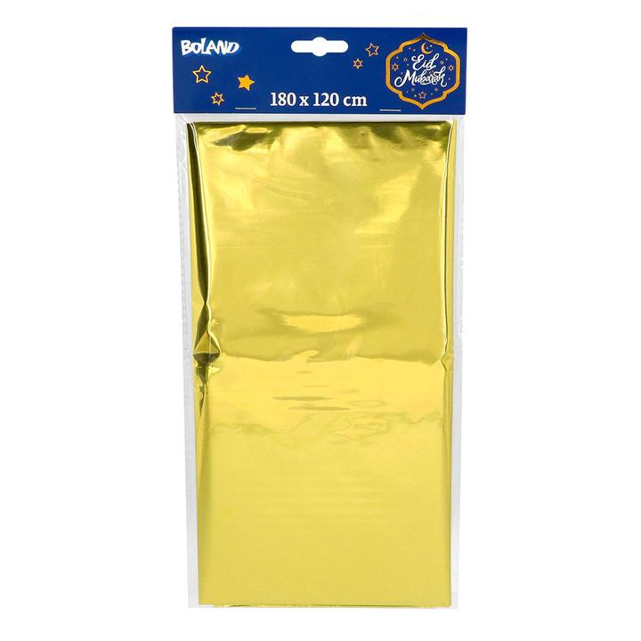 Actual product image Boland Folientischdecke Eid Mubarak 120 x 180 cm Gold