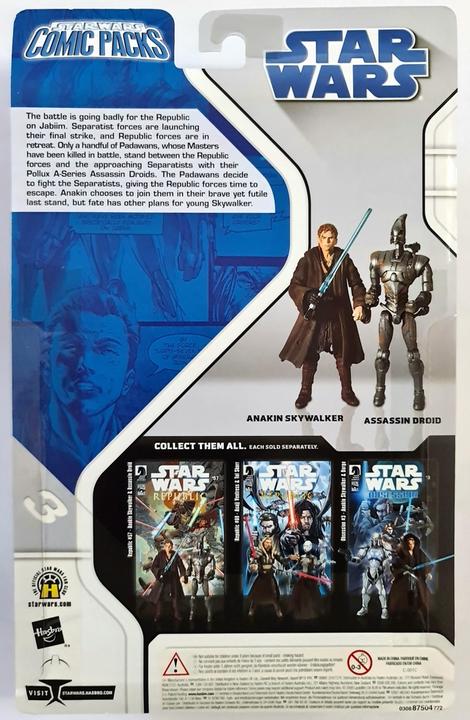 Produktbild Hasbro Star Wars Comic Packs Actionfiguren-Set Anakin Skywalker & Assassin Droid