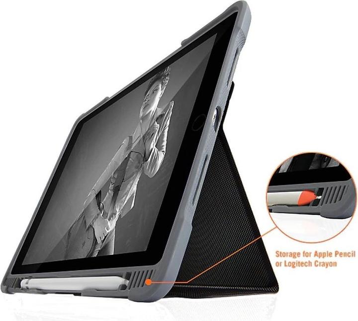 Image du produit STM Dux Plus DUO Case für Apple iPad 10,2" (2019) - schwarz/transparent (iPad 2019 (7e gène))