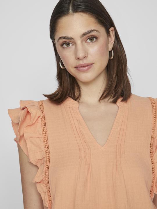 Actual product image Vila Ruched top with short sleeves (42)