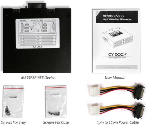 Immagine prodotto Icy Dock Mb996sp-6sb (2.5")