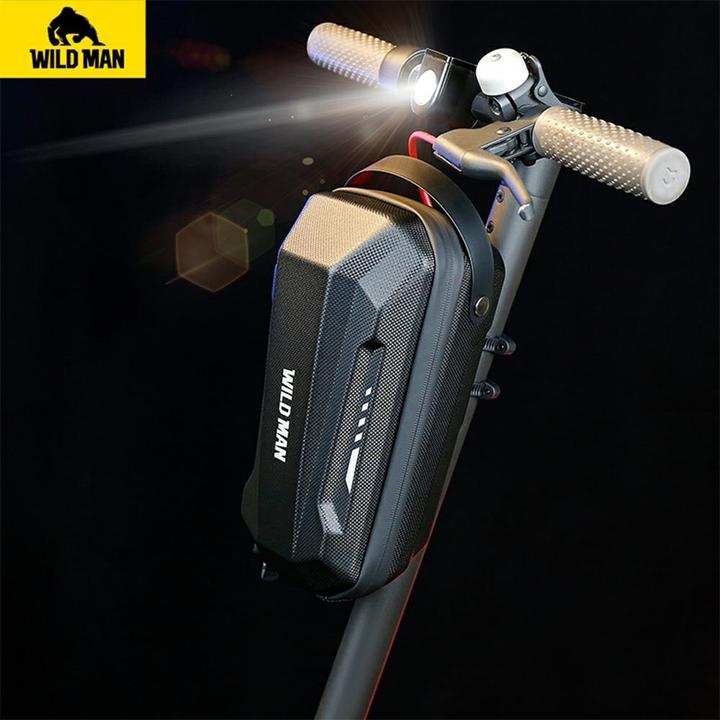 Actual product image Wildman Etui/uchwyt na hulajnogę GD9X PLUS sakwa na ramę czarna/black