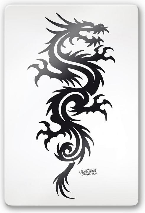 Actual product image Miami Ink Chinese dragon (40 x 60 cm)