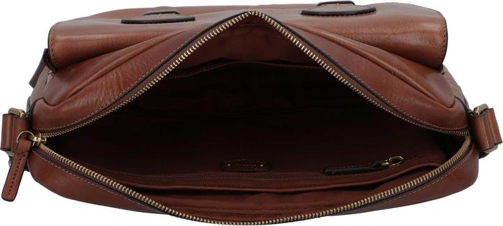 Actual product image Fossil Greenville briefcases messenger leather 32 cm laptop compartment