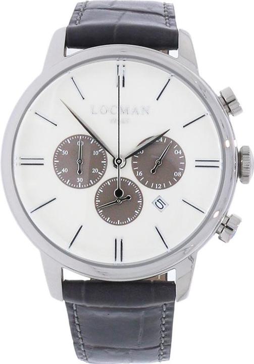 Immagine prodotto Locman Orologio da polso Italia 1960 Chrono grigio Ref. 0254 (Cronografo, 42 mm)
