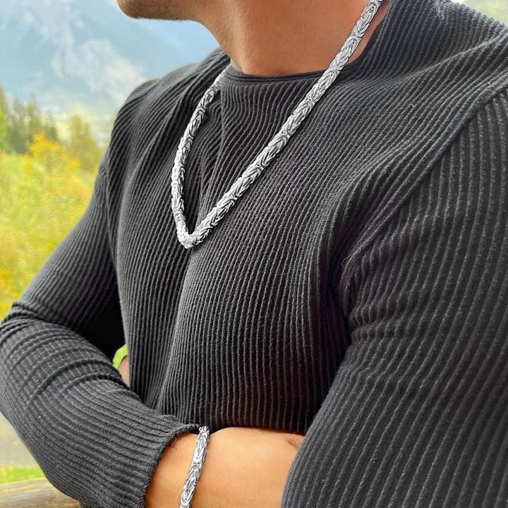 Immagine prodotto Candy Collana Re Eracle 7,7 mm, argento sterling 925 (Argento 925, 65 cm)