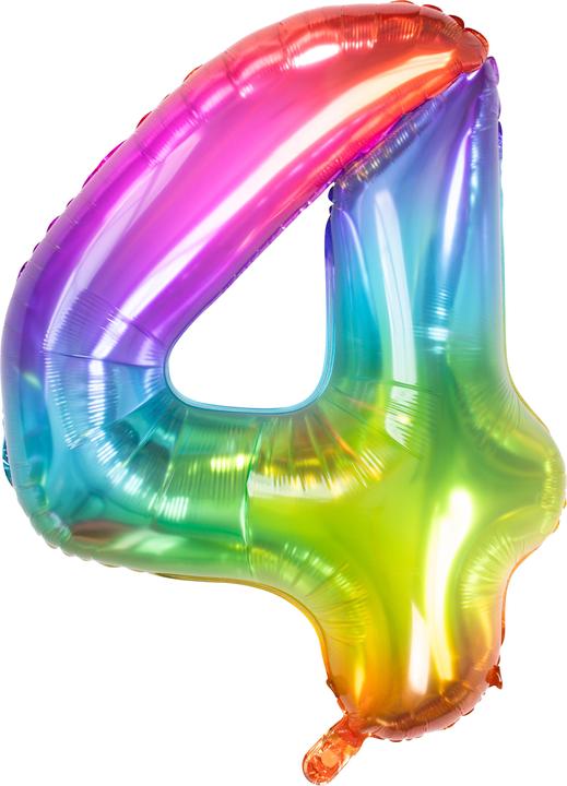 Palloncino in foil Yummy Gummy Rainbow numero 4