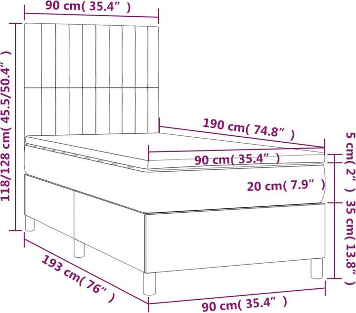 Immagine prodotto VidaXL Austin (90 x 190 cm)