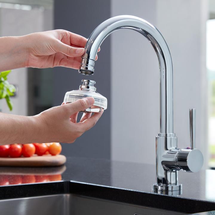 Produktbild DrinkPure Trinkwasserfilter mit Wandhalter M22 / M24