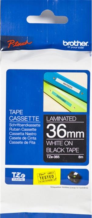 Immagine prodotto Brother Tze-365 (3.60 cm, Nero, Bianco)