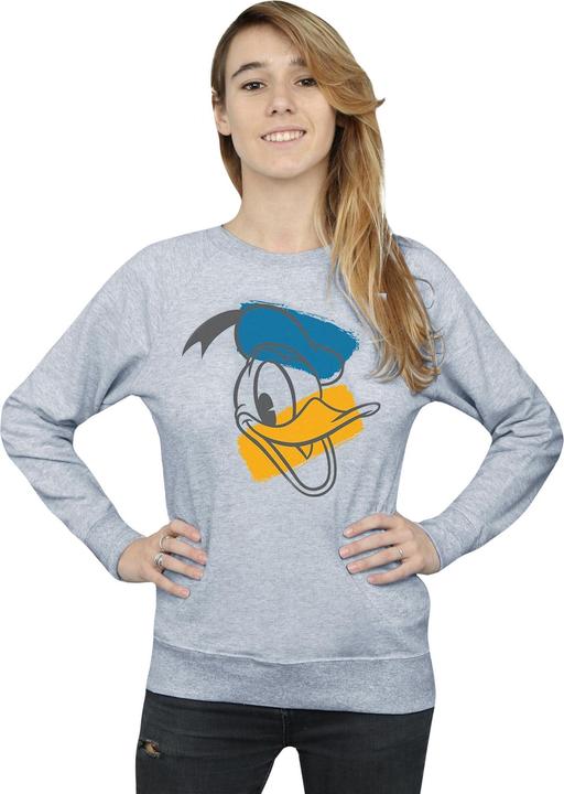 Immagine prodotto Disney Donald Duck Head Felpa Donna (L)