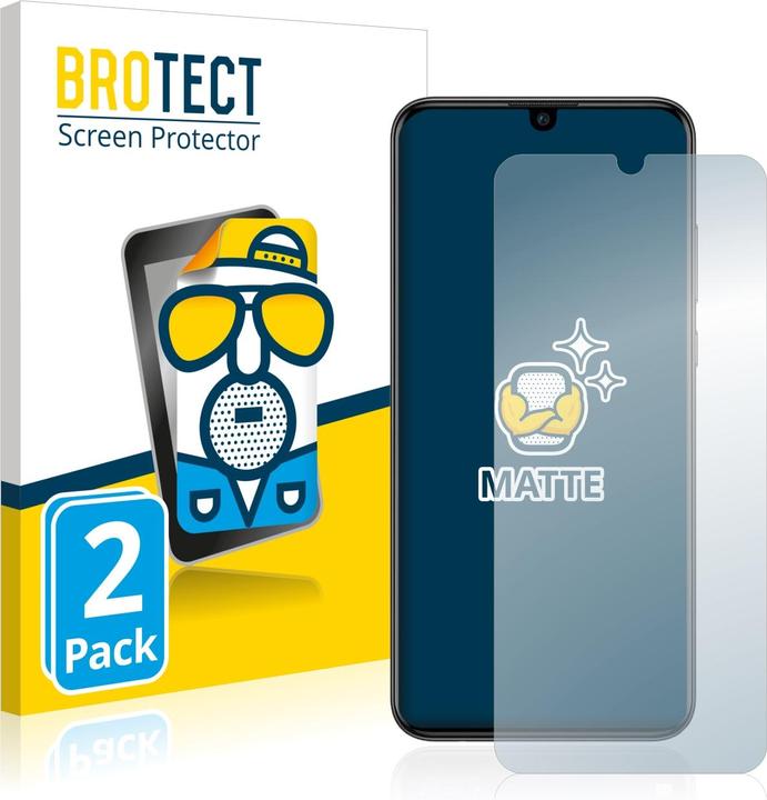Actual product image BROTECT Anti-glare film Screen protector Matt screen protector film (2 Piece, Huawei P Smart Pro (2019))