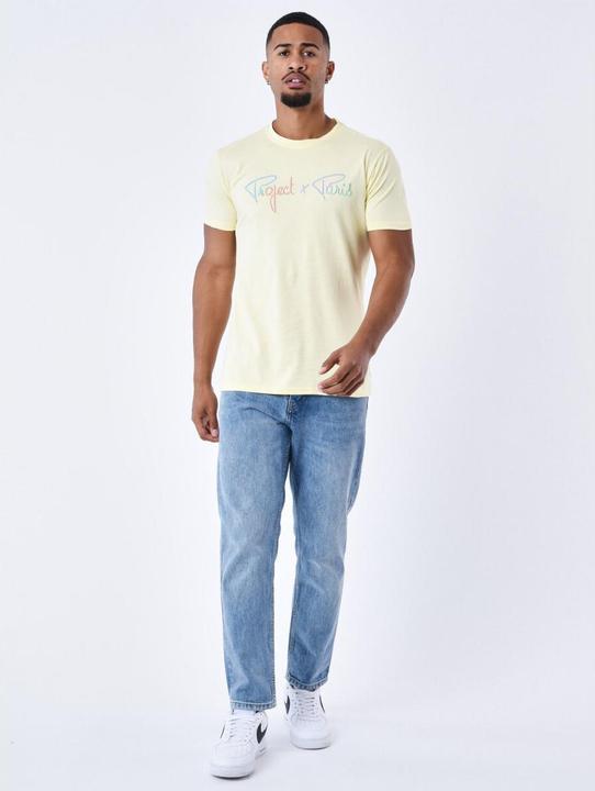 Project X Paris t-shirt regenbogenlogo-stickerei (M)