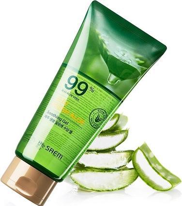 Produktbild The Saem Das SAEM Jeju Fresh Aloe Soothing Gel 99% Aloe Vera 300ml Tube (Körpergel, 300 ml)