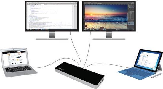 Produktbild StarTech Usb3ddockft (USB-A, USB-B, 6 Ports)