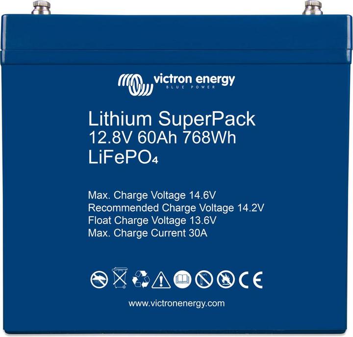 Produktbild Victron Energy Lithium SuperPack 12,8V/60Ah (12.80 V, 60 Ah)