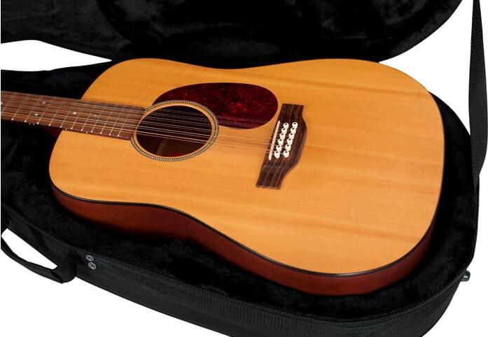 Actual product image Gator Cases GL Series softcase for 12-string dreadnought guitar