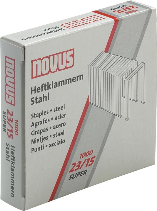 Produktbild Novus 23/15 SUPER Klammerpack 1000Heftklammern (1000 x)