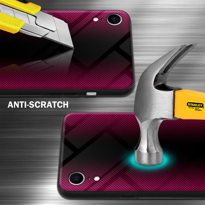 Immagine prodotto Cadorabo Copertura di vetro a strisce in TPU (Apple iPhone XR)