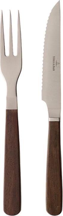 Villeroy & Boch Set di posate per pizza e bistecca 2 pezzi Texas (2 Pezzo/i, Set di posate)