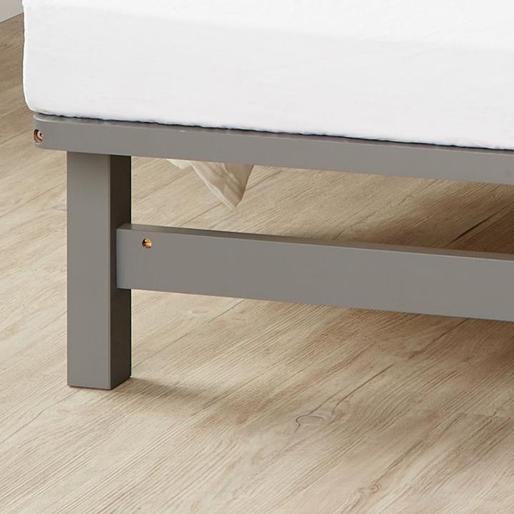 Produktbild Homestyle4u Palettenbett mit Bettkästen & Matratze (90 x 200 cm)