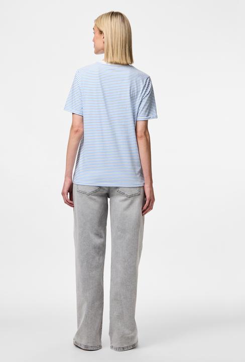 Produktbild Pieces Pcria Ss Fold Up Tee Stripes Noos Bc (XS)