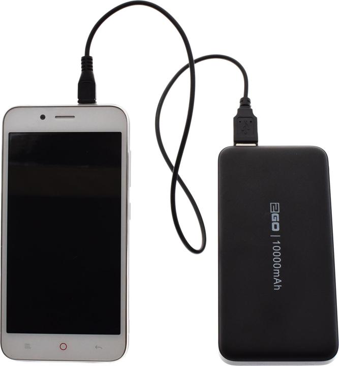 Produktbild 2GO Powerbank Basic 10000mAh (10000 mAh, 37 Wh)
