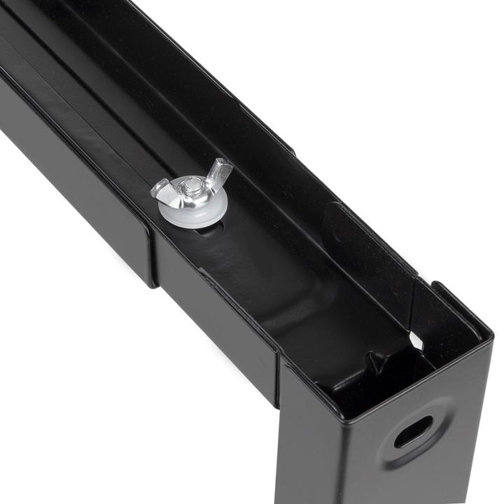 Actual product image Maclean MC-915 B Universal holder for microwave ovens, wall mounting, adjustable, hard metal, kitchen, 30 k