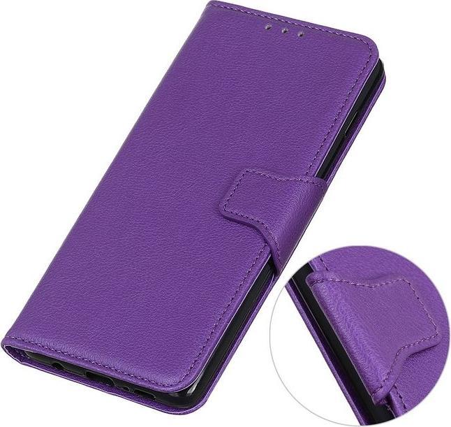 Actual product image MU Classic Litchi Leather Bookcover Series (Motorola Edge)